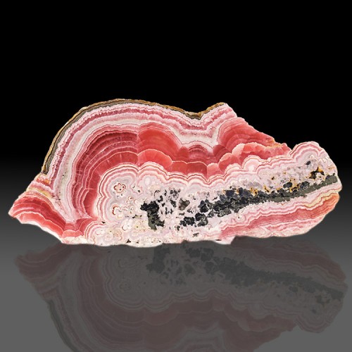 6.1" 214g BullsEye Red-Pink-White RHODOCHROSI...