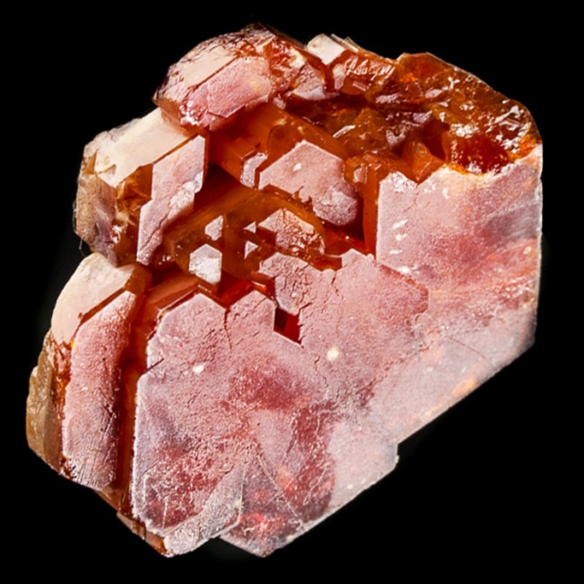 1.1" Lrg BrightRed VANADANITE Crystal +Multi-Terminated on Back Morocco for sale