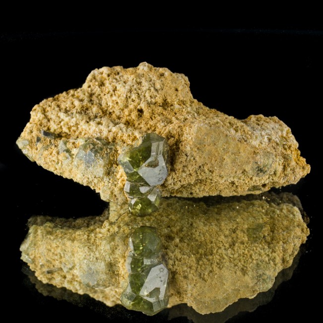 2.3"Green DEMANTOID GARNET SharpFlashy Gemmy Crystals to11mm Madagascar for sale