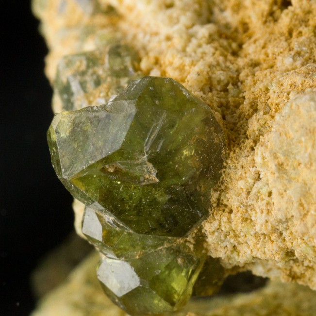 2.3"Green DEMANTOID GARNET SharpFlashy Gemmy Crystals to11mm Madagascar for sale