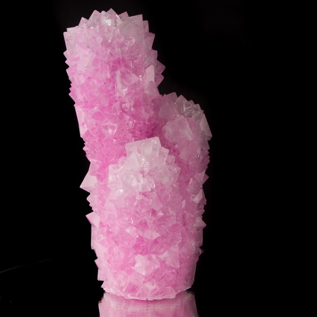 10.1" Pineapple-Cactus Shaped BabyPink ALUM w/Octahedral Crystals China for sale