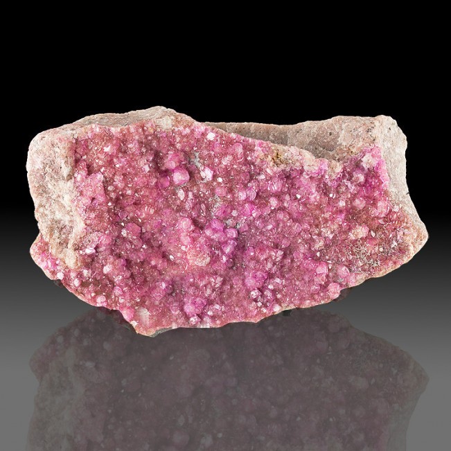 3.1" Dark Magenta Pink COBALTOAN CALCITE Flashy Crystals Morocco for sale