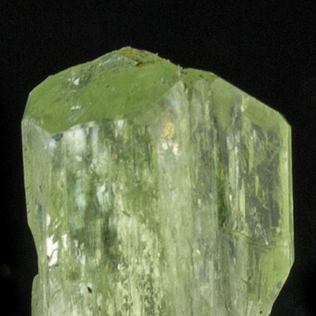 .7"  13ct Gemmy Bright Green DIOPSIDE Terminated Crystal Tanzania for sale