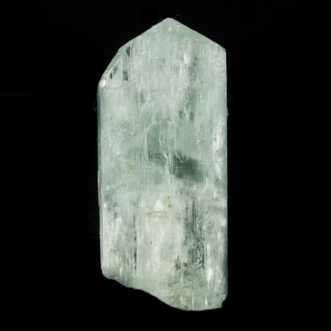 1.8" 156ct Light Mint Green GEM HIDDENITE Spodumene Crystal Afghanistan for sale