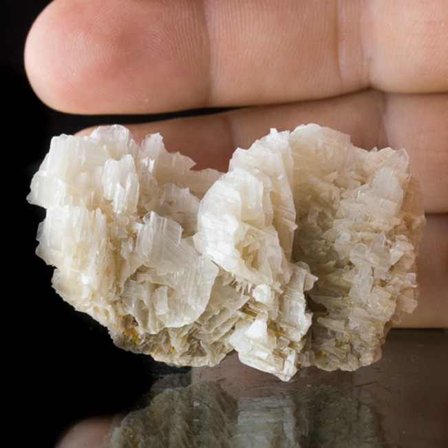 2.3" Snowflake CERUSSITE Crystals 6/120/180 Degree Reticulated Twins Iran for sale