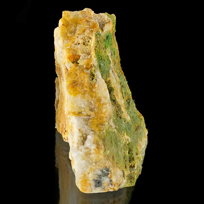 5.7" Vivid Green PYROMORPHITE Crystals on Matrix 1999 Find Loudville MA for sale