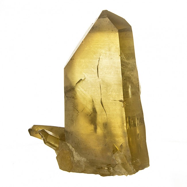 5.6" Sharp Gemmy Golden CITRINE QUARTZ Japan Law Twin Crystal Zambia for sale