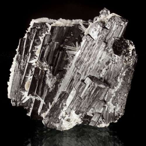 2" HUEBNERITE Terminated DarkRed Crystals Met...