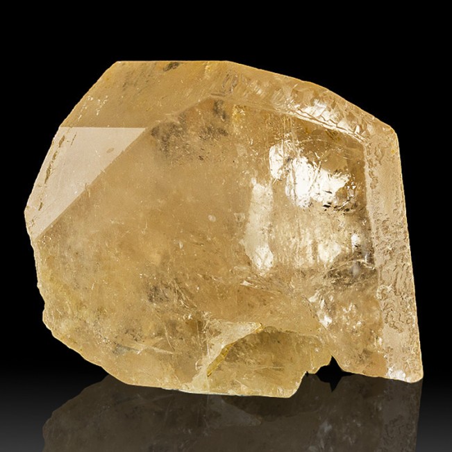 1.9" 325ct Gemmy Clear Sherry-Colored Terminated TOPAZ CRYSTAL Pakistan for sale