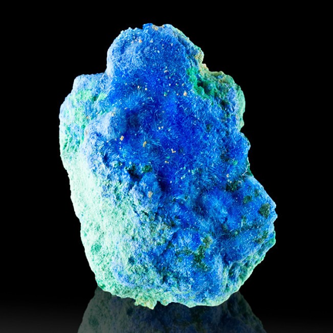 1" Electric Blue CYANOTRICHITE Crystals Grand View Mine Grand Canyon AZ for sale