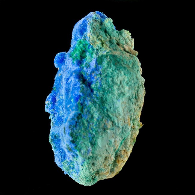 1" Electric Blue CYANOTRICHITE Crystals Grand View Mine Grand Canyon AZ for sale