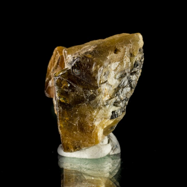 1.7" Gemmy Golden Brown SCHEELITE Crystals Tae Hwa Mine South Korea for sale