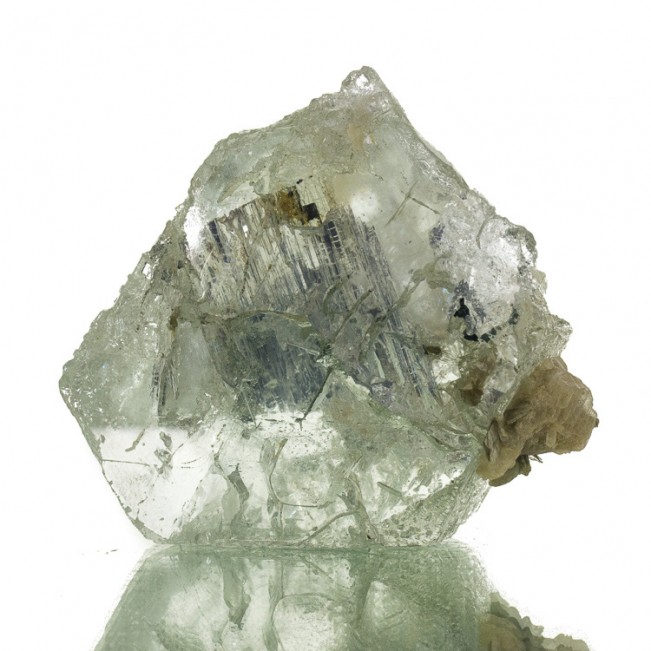 2.5" 649ct Double Terminated AQUAMARINE Crystal Gemmy & Lustrous Brazil for sale