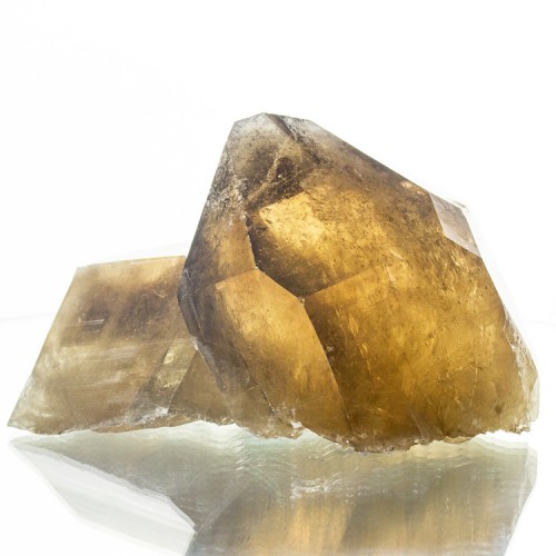 6.7" Twin Smoky CITRINE QUARTZ Sharp Crystals...