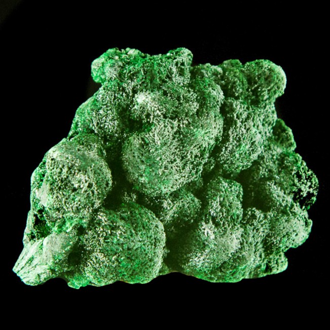 2.2" FIBROUS MALACHITE SilkyDarkGreen Chatoyant Crystals Pristine Congo for sale