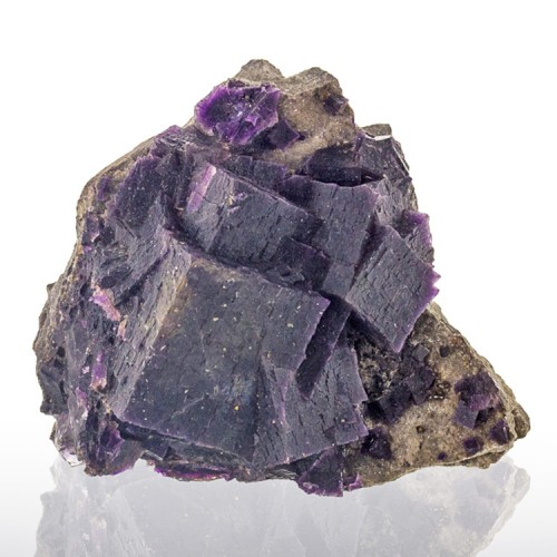 3.4" Purple Cubic FLUORITE Crystals to 1.4&qu...
