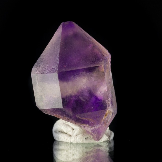1.4" PHANTOM AMETHYST Crystal w/Hourglass Shaped Purple "Sand" Morocco for sale