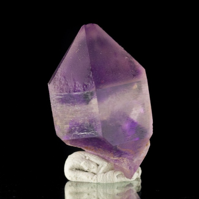1.4" PHANTOM AMETHYST Crystal w/Hourglass Shaped Purple "Sand" Morocco for sale