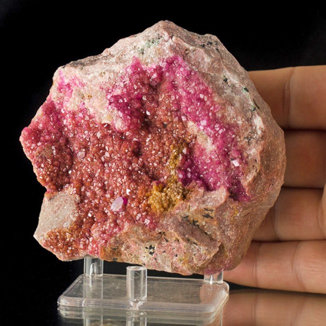 4.2" Outrageously Vivid Magenta Pink COBALTOAN CALCITE Crystals Morocco for sale
