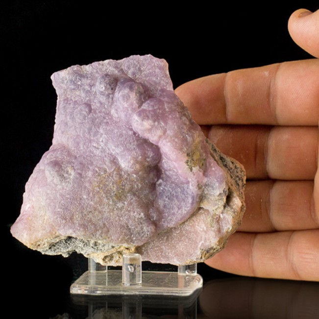 3.8" Purple Lavender Botryoidal SMITHSONITE SmoothBubbleCrystals Mexico for sale