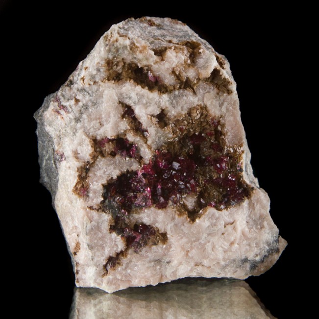 2.4" Sparkly Magenta Red ROSELITE Gemmy Translucent Crystals Morocco for sale