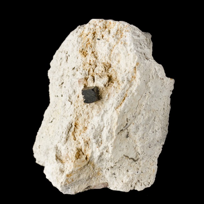 3.3" SharpMetallic 8.5mm BIXBYITE Crystal in White Rhyolite Matrix Utah for sale