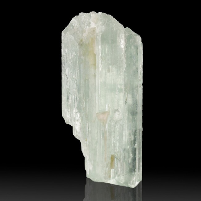 1.7" 97ct Gemmy Mint Green HIDDENITE Terminated Crystal Afghanistan for sale