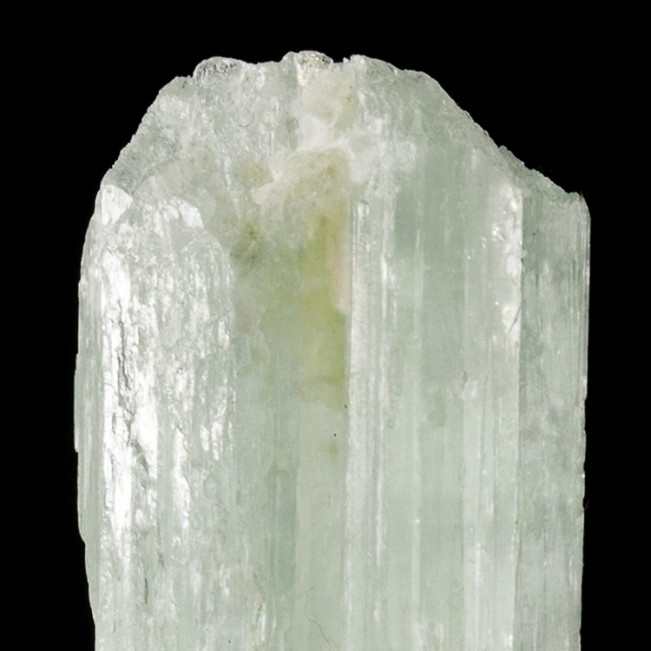 1.7" 97ct Gemmy Mint Green HIDDENITE Terminated Crystal Afghanistan for sale