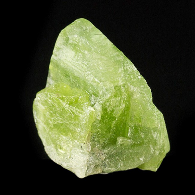 1.1" GREEN PERIDOT CRYSTAL 56ct Terminated Translucent Pakistan for sale