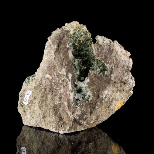 3.8" Pseudomorph URALITE Crystals Amphibole ps. Pyroxene Powers Farm NY for sale