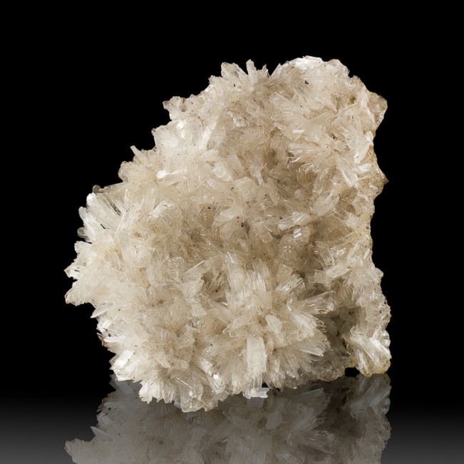 3.7" Gem Clear HEMIMORPHITE Spiky Porcupine Crystals Mina Ojuela Mexico for sale