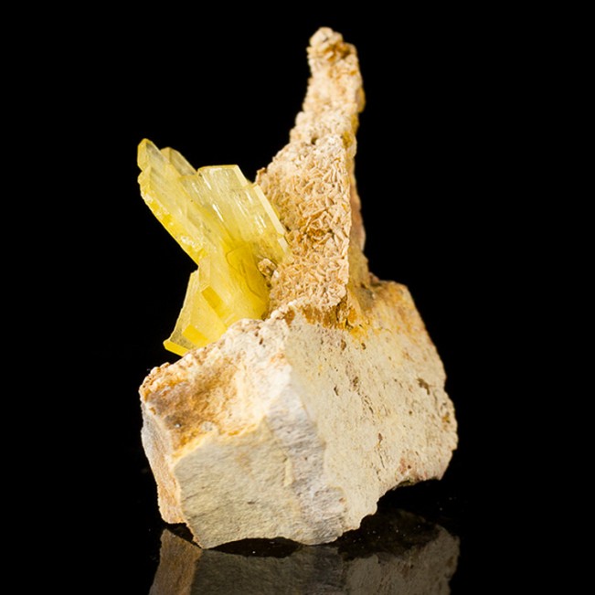 3.4" Gemmy Clear Clusters of Thin Bladed BARITE Crystals on Matrix Peru for sale