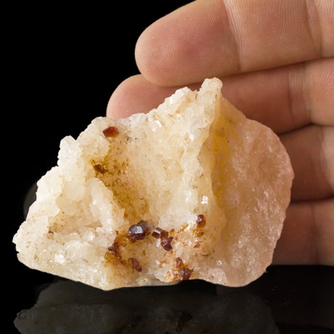 1.7" BurgundyRed UVITE TOURMALINE Gem Crystals to5mm onMagnesite Brazil for sale