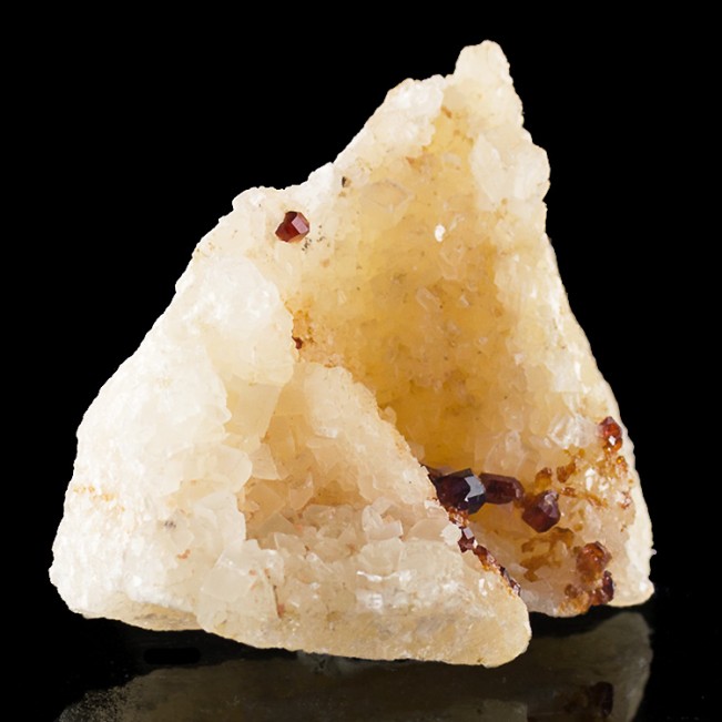 1.7" BurgundyRed UVITE TOURMALINE Gem Crystals to5mm onMagnesite Brazil for sale