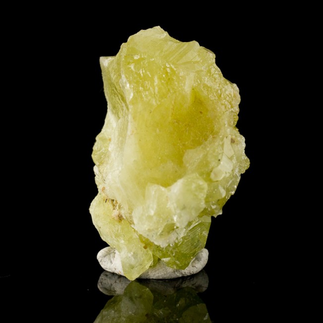 1.6" YellowGreen Cluster of BRAZILIANITE Crystals Rare Phosphate Brazil for sale