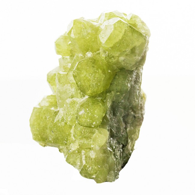 2" Gemmy Green VESUVIANITE Flash Sharp Bright Crystals Asbestos Quebec for sale