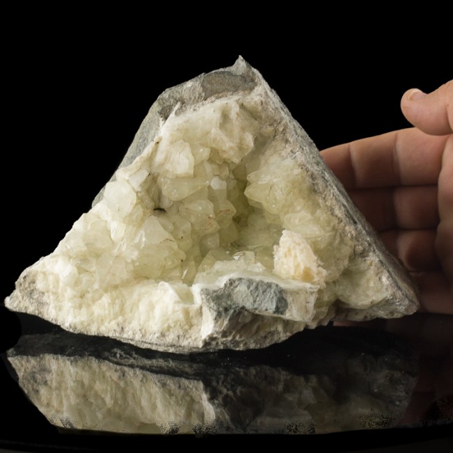 7.7" Sharp DATOLITE Crystals w/APOPYHYLLITE on Matrix Roncari Quarry CT for sale