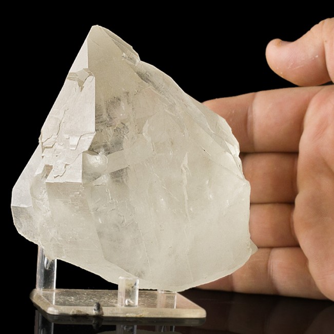 4.1" Gemmy CATHEDRAL QUARTZ Crystal Clear Lightbrary Formation Brazil for sale