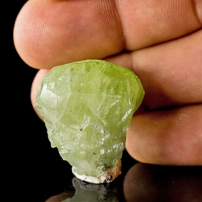 1.2" 101ct Glassy Green Gem DIOPSIDE Crystal Great Termination Tanzania for sale