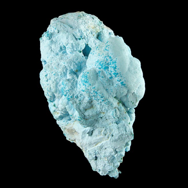 7.0" Neon Turquoise Blue CHRYSOCOLLA Bubbly Botryoidal Crystals Congo for sale
