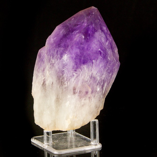 5.0" Grape Jelly Purple AMETHYST Terminated Chisel-Tip Crystal Bolivia for sale