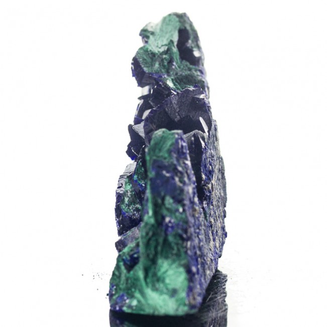 4.4" Mirror AZURITE Terminated Dazzling Crystals +Malachite Milpillas for sale