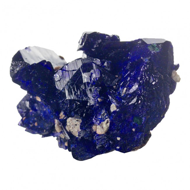 1.3" BoldBlue Brilliant Flashy Luster AZURITE Crystals Milpillas Mexico for sale