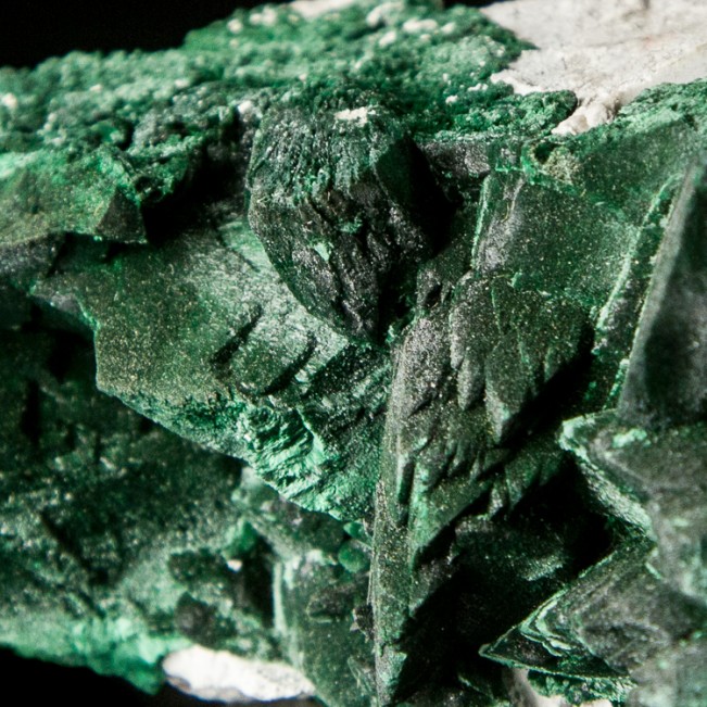 3.7" Brilliant Green MALACHITE PSEUDO of AZURITE Crystals Milpillas MEX for sale