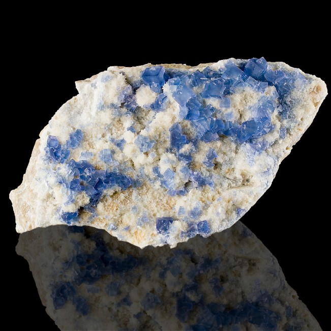 6.6" Sharp Gemmy Cubic Glory Hole BLUE FLUORI...