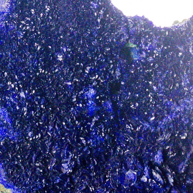 3.7" Glittery Twinkly Sparkly AZURITE DarkBlue Crystals on Matrix China for sale