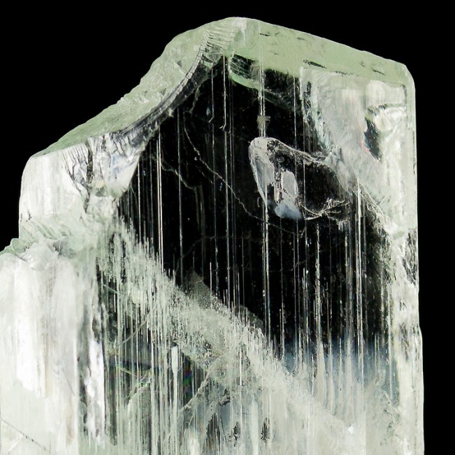 1.2" Mint Green HIDDENITE Spodumene NaturalUntreated Gem Crystal Brazil for sale