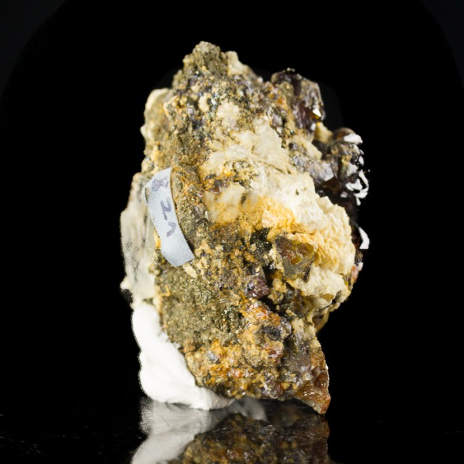 1.9" Transparent Gem SPHALERITE Shiny Wet-Look RedOrange Crystals Spain for sale