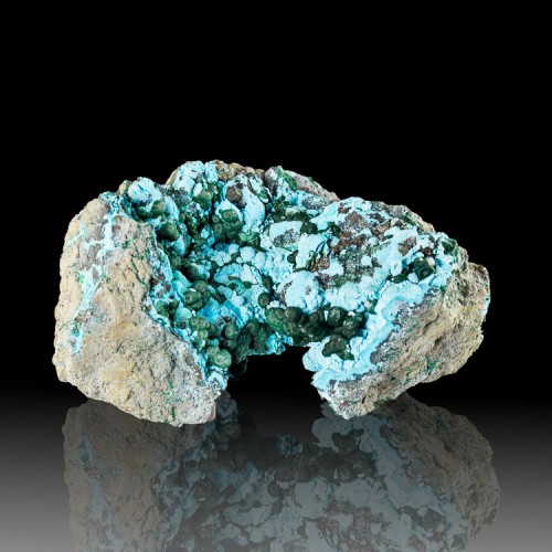 5" Botryoidal Turquoise CHRYSOCOLLA w/Sparkly...