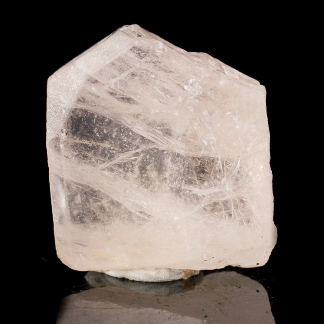 1.4" 171ct Gemmy Pink KUNZITE Crystal w/Blue Tourmaline Afghanistan for sale 
